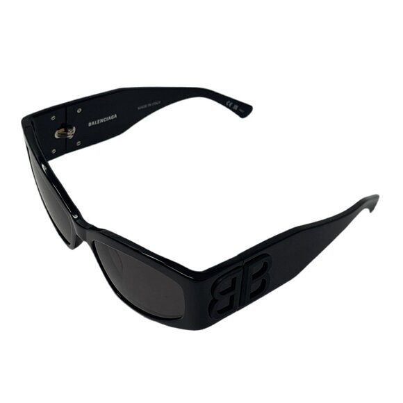 BALENCIAGA black  BB Sunglassses - Picture 1 of 4